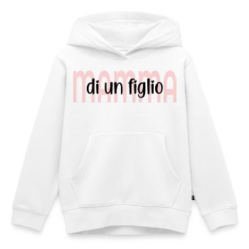Mother of a child - Kids Premium Organic Hoodie - white - Front - AI Model Kid Female (0cm)