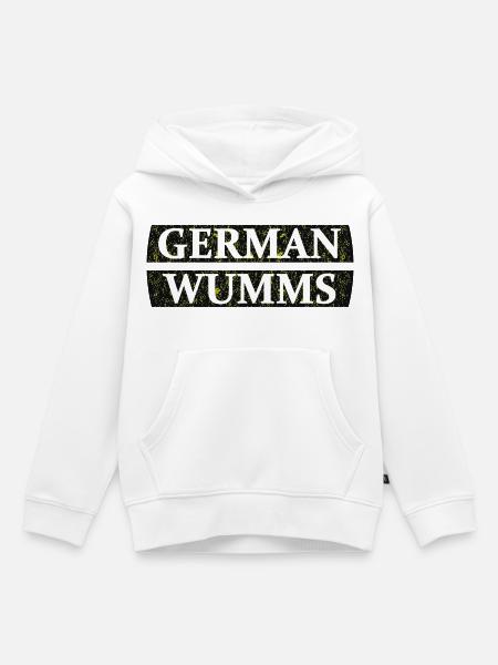 German Wumms - Kinder Premium Organic Hoodie - Weiß