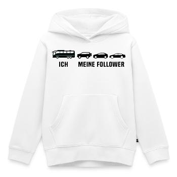 Busfahrer Linienbus Meine Follower Bus - Kinder Premium Organic Hoodie - Weiß - Vorne - AI Model Kid Female (0cm)