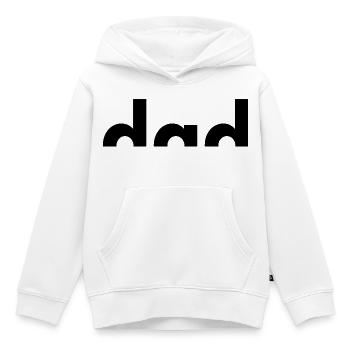 Dad Est. 2026 | Vater | Vatertag - Kinder Premium Organic Hoodie - Weiß - Vorne - AI Model Kid Female (0cm)