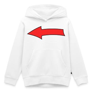 Pfeilbogen - Kinder Premium Organic Hoodie - Weiß - Vorne - AI Model Kid Female (0cm)