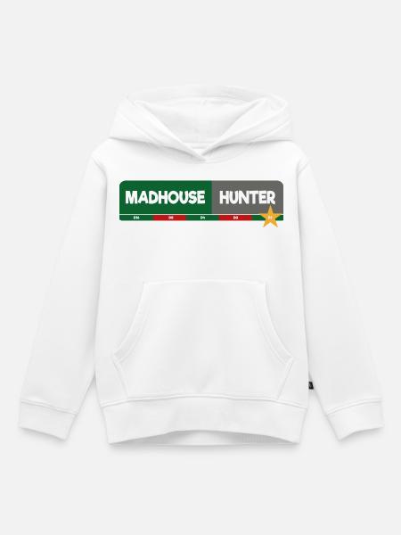 MadhouseHunter - Kinder Premium Organic Hoodie - Weiß