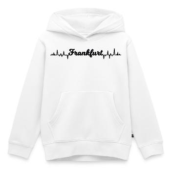 Die Frankfurter Fans - Kinder Premium Organic Hoodie - Weiß - Vorne - AI Model Kid Female (0cm)