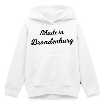 Brandenburg und Berlin - Kinder Premium Organic Hoodie - Weiß - Vorne - AI Model Kid Female (0cm)