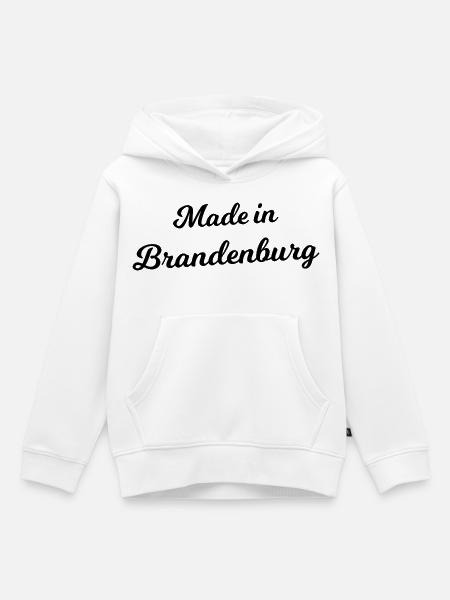 Brandenburg und Berlin - Kinder Premium Organic Hoodie - Weiß