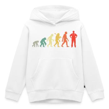 Arzt Evolution Doktor Für Assistenzärzte Mediziner - Kinder Premium Organic Hoodie - Weiß - Vorne - AI Model Kid Female (0cm)
