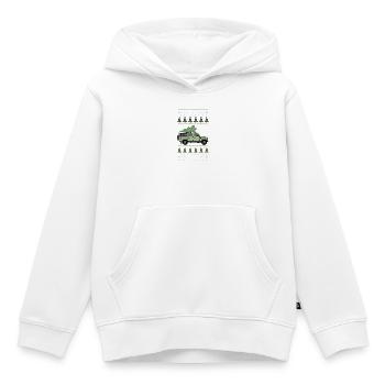 Verteidiger 110 - Weihnachtsbaum - Kinder Premium Organic Hoodie - Weiß - Vorne - AI Model Kid Female (0cm)