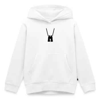 Fernglas - Kinder Premium Organic Hoodie - Weiß - Vorne - AI Model Kid Female (0cm)