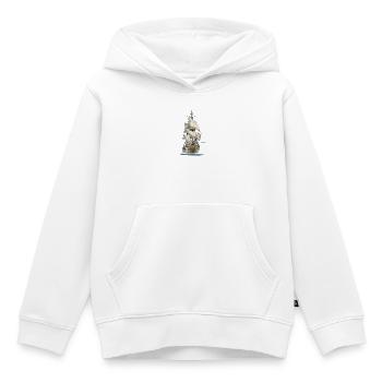 Segelschiff - Kinder Premium Organic Hoodie - Weiß - Vorne - AI Model Kid Female (0cm)
