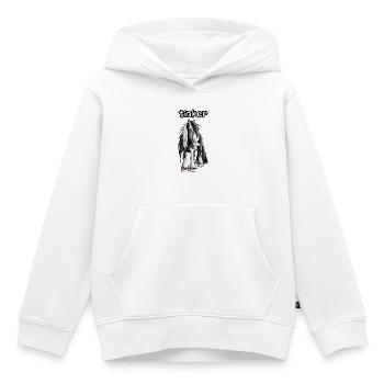 Funny Irish Tinker - Kids Premium Organic Hoodie - white - Front - AI Model Kid Female (0cm)