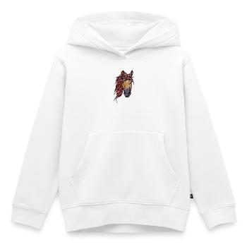Vintage Pferde Islandpferde Pferdenarr Isländer - Kinder Premium Organic Hoodie - Weiß - Vorne - AI Model Kid Female (0cm)