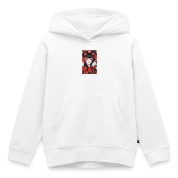 Schönes Kabuki-Gesicht | Orientalische Kunst - Kinder Premium Organic Hoodie - Weiß - Vorne - AI Model Kid Female (0cm)