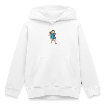 Gant de baseball Squirrel - Sweat Premium à capuche enfant bio - blanc - Devant - AI Model Kid Female (0cm)