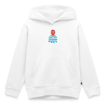 Don't Burst My Bubble Shirt - Kids Premium Organic Hoodie - white - Front - AI Model Kid Female (0cm)