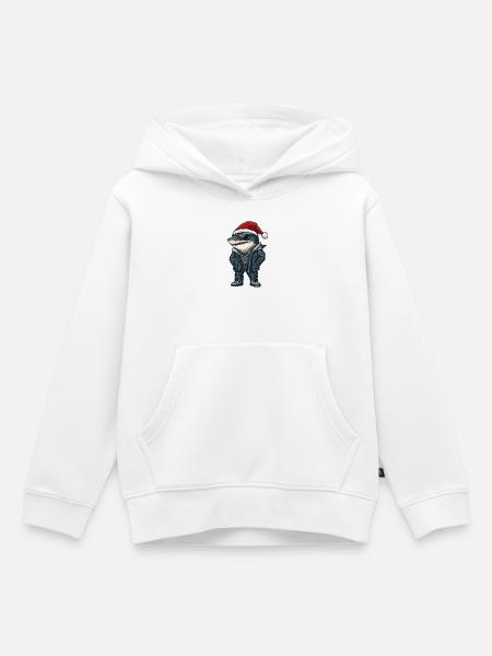 Hai Weihnachten Winter - Kinder Premium Organic Hoodie - Weiß
