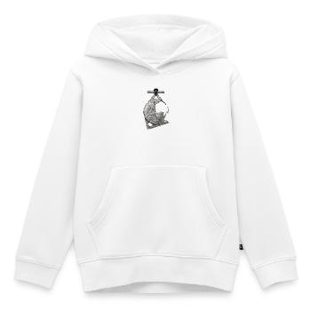 Sacred Fragment – Ancient Wabi Sabi Relic - Kids Premium Organic Hoodie - white - Front - AI Model Kid Female (0cm)