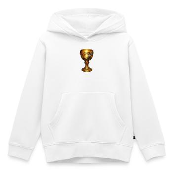Heiliger Gral - Kinder Premium Organic Hoodie - Weiß - Vorne - AI Model Kid Female (0cm)
