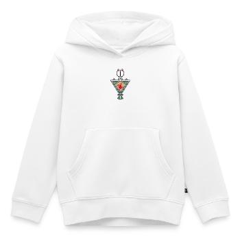 Bijoux de Kabylie - Sweat Premium à capuche enfant bio - blanc - Devant - AI Model Kid Female (0cm)