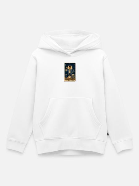 Nachtwache | Schichtdienst Tarot - Kinder Premium Organic Hoodie - Weiß