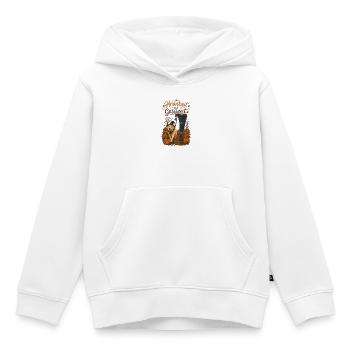 Kürbisfeld-Spaziergang - Kinder Premium Organic Hoodie - Weiß - Vorne - AI Model Kid Female (0cm)