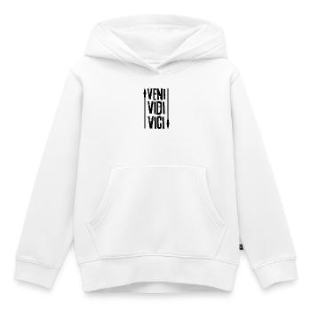 Veni Vidi vici Italy - Kinder Premium Organic Hoodie - Weiß - Vorne - AI Model Kid Female (0cm)
