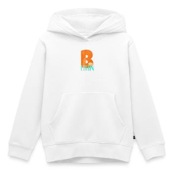 Retro Design B Berlin - Kinder Premium Organic Hoodie - Weiß - Vorne - AI Model Kid Female (0cm)