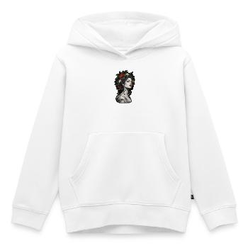 Botanische Muse - Kinder Premium Organic Hoodie - Weiß - Vorne - AI Model Kid Female (0cm)