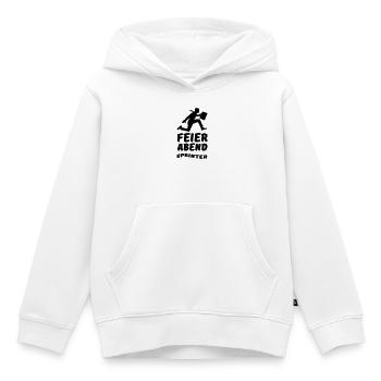 Feierabend Sprinter Geschenk Arbeit Büro - Kinder Premium Organic Hoodie - Weiß - Vorne - AI Model Kid Female (0cm)
