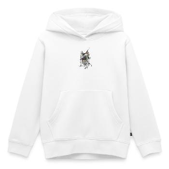 Gesicht - Kinder Premium Organic Hoodie - Weiß - Vorne - AI Model Kid Female (0cm)