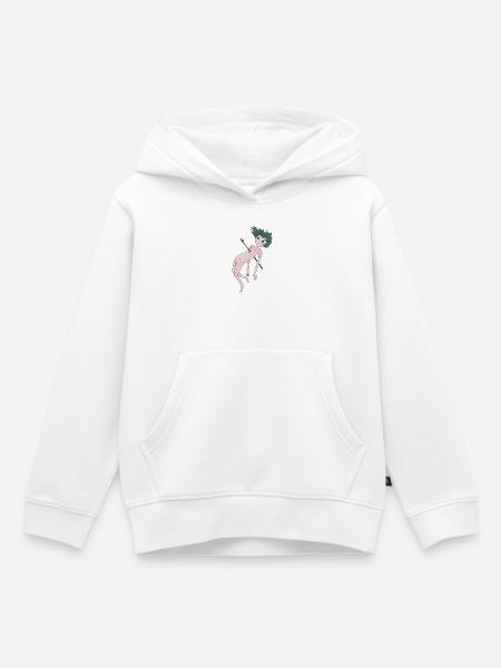Amors Pfeil - Kinder Premium Organic Hoodie - Weiß