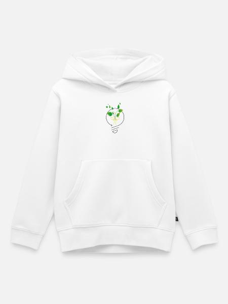 Sei das Licht - Kinder Premium Organic Hoodie - Weiß
