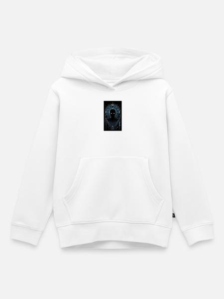 Außerirdischer Schatten - Kinder Premium Organic Hoodie - Weiß