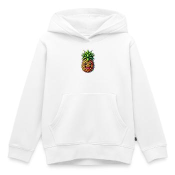 Ananas - Kinder Premium Organic Hoodie - Weiß - Vorne - AI Model Kid Female (0cm)