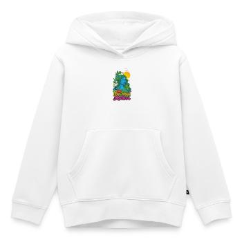 Aimez votre déesse Mère Nature - Sweat Premium à capuche enfant bio - blanc - Devant - AI Model Kid Female (0cm)