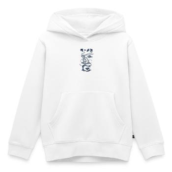 Ramen aux calamars - Sweat Premium à capuche enfant bio - blanc - Devant - AI Model Kid Female (0cm)