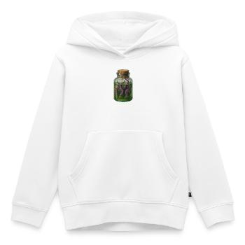Potion d’alchimie en pot de tentacules Halloween - Sweat Premium à capuche enfant bio - blanc - Devant - AI Model Kid Female (0cm)