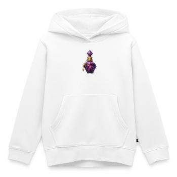 Élixir de Potion Magique Fiole Joyau Potion de Sort - Sweat Premium à capuche enfant bio - blanc - Devant - AI Model Kid Female (0cm)