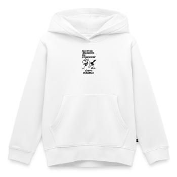 Les navires coulent Monstre marin Blague drôle pour enfants - Sweat Premium à capuche enfant bio - blanc - Devant - AI Model Kid Female (0cm)