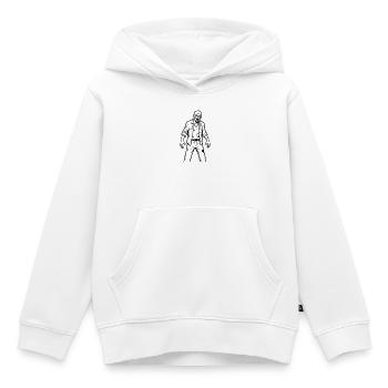 Zombie - Kinder Premium Organic Hoodie - Weiß - Vorne - AI Model Kid Female (0cm)