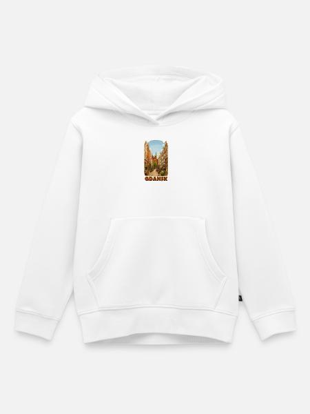 Danzig Gdansk Altstadt - Kinder Premium Organic Hoodie - Weiß