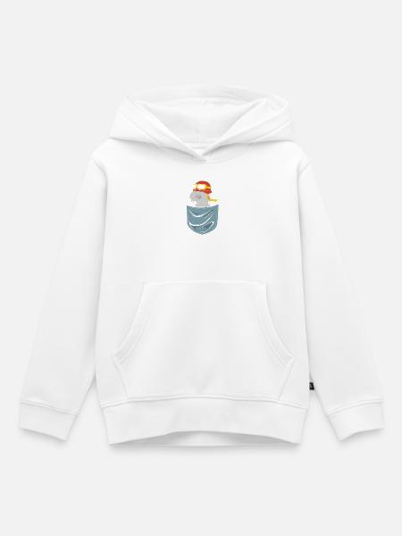 Scottish Terrier - Kinder Premium Organic Hoodie - Weiß