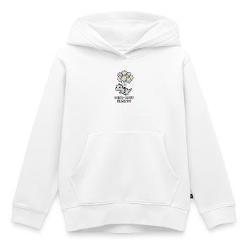 Dino-Mite Flug: Regenbogenballons - Kinder Premium Organic Hoodie - Weiß - Vorne - AI Model Kid Female (0cm)