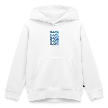 Moose as diving - Kids Premium Organic Hoodie - white - Front - AI Model Kid Female (0cm)