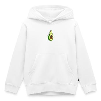 Avocado pregnant bride with baby bump gift - Kids Premium Organic Hoodie - white - Front - AI Model Kid Female (0cm)