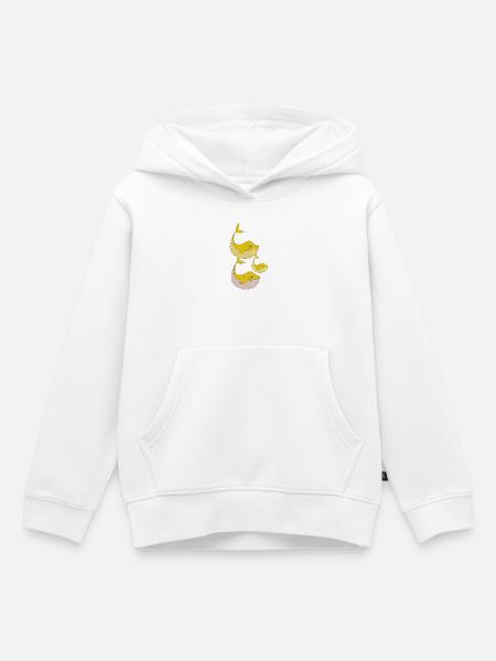 wale family - Kinder Premium Organic Hoodie - Weiß