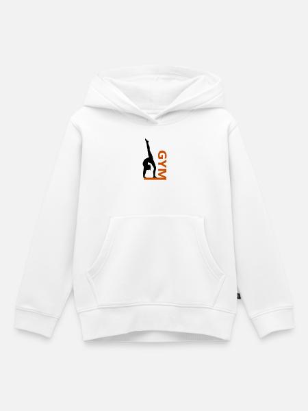 Gymnastik - Kinder Premium Organic Hoodie - Weiß