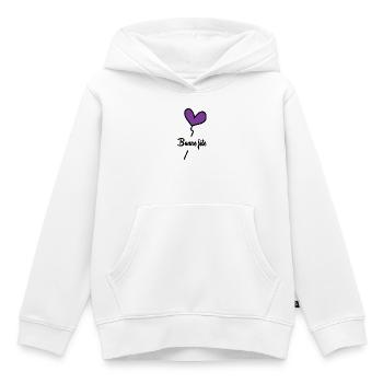 MUTTERTAG. SCHÖNEN MUTTERTAG. MAMA - Kinder Premium Organic Hoodie - Weiß - Vorne - AI Model Kid Female (0cm)
