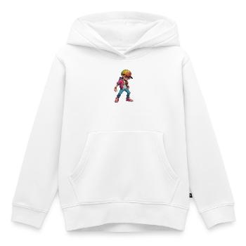 Cool Young Teen Boy - Kids Premium Organic Hoodie - white - Front - AI Model Kid Female (0cm)