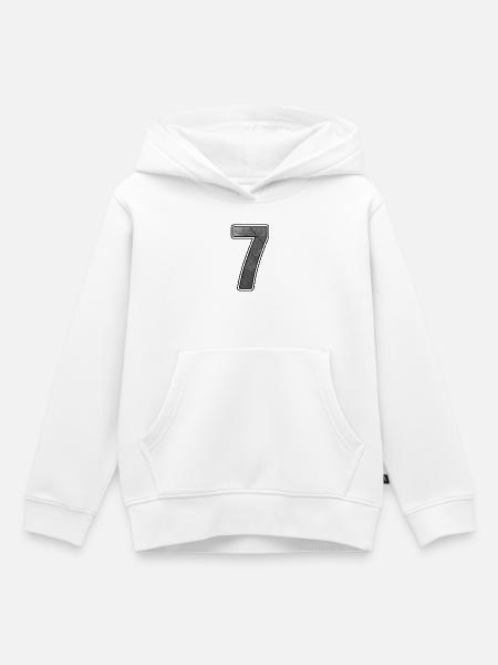 Rostiges Sieben Metalltextur - Kinder Premium Organic Hoodie - Weiß