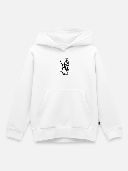 Ritter - Kinder Premium Organic Hoodie - Weiß